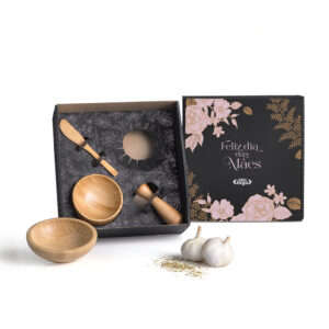 Presente para Dia das Mães: Kit cumbuca e amassador de temperos